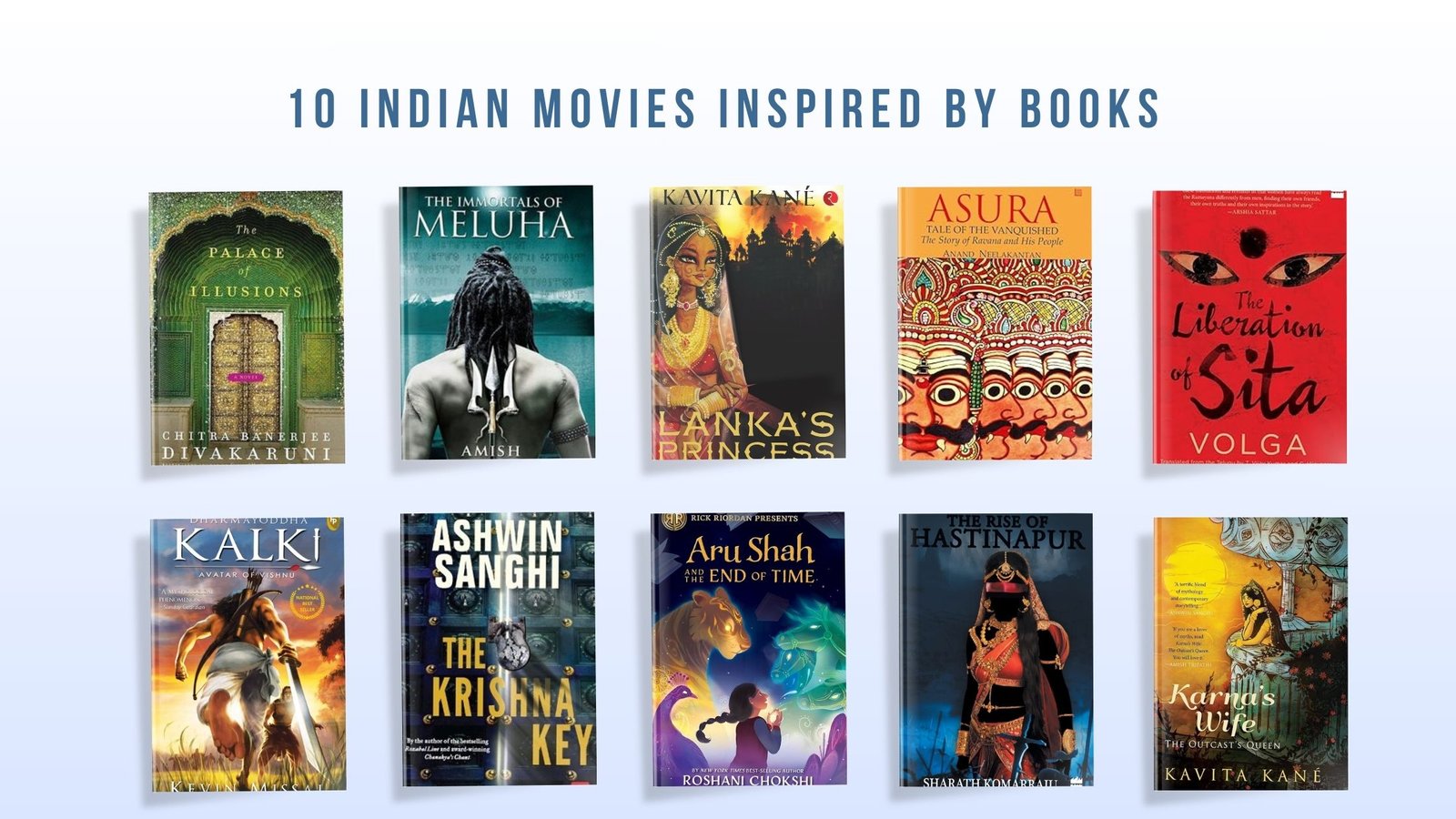 10 BOOKS INSPIRED FROM HINDU