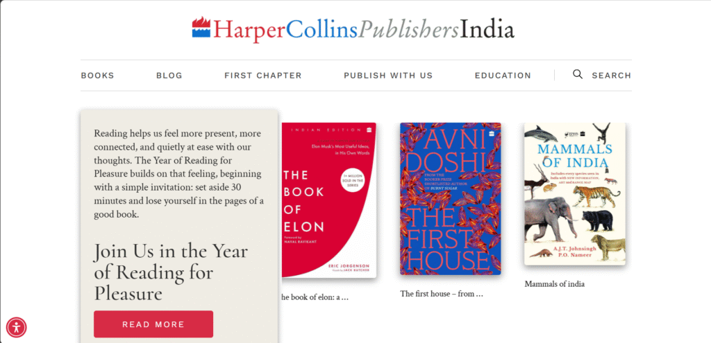 Top 10 Book Publishers in India- HarperCollins
