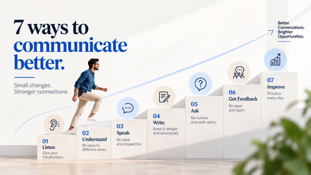 7 ways to communicate better